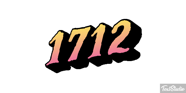 1712 Texteffekt
