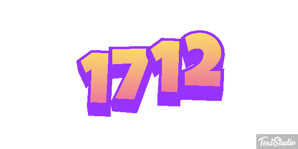 1712 Texteffekt