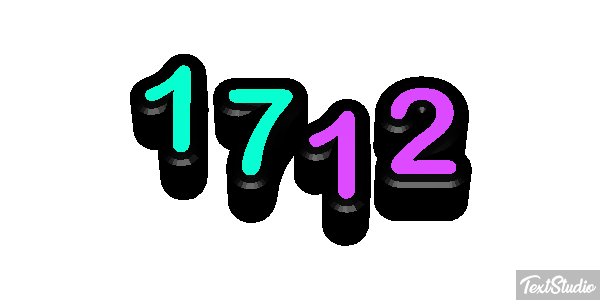 1712 Texteffekt