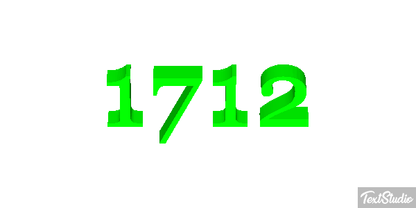 1712 Texteffekt