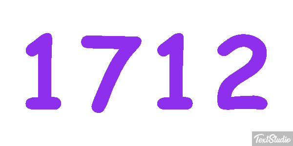 1712 Texteffekt