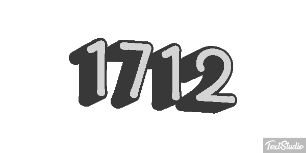 1712 Texteffekt