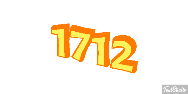1712 Texteffekt