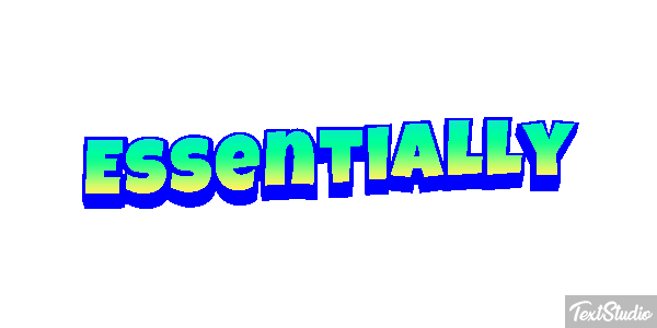 Essentially Text effect