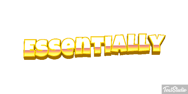 Essentially Text effect
