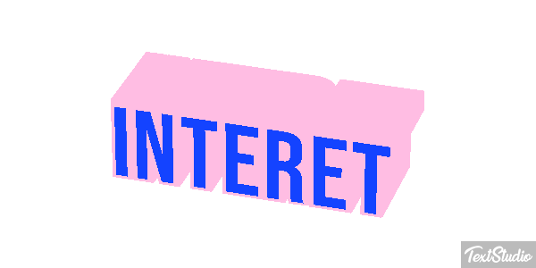 Intérêt Effet de texte