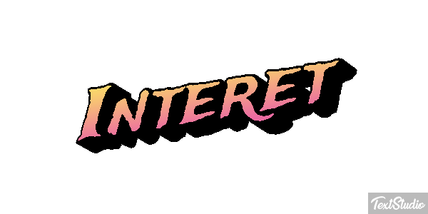 Intérêt Effet de texte