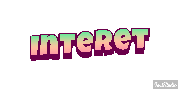 Intérêt Effet de texte