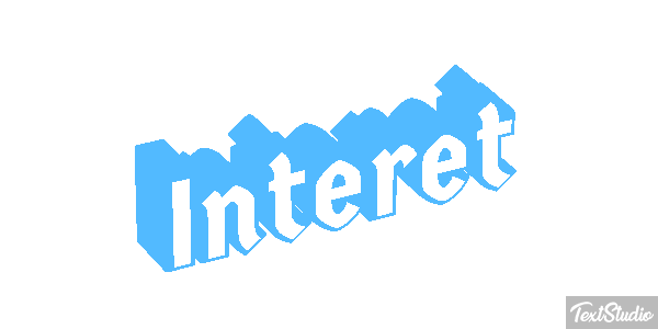 Intérêt Effet de texte