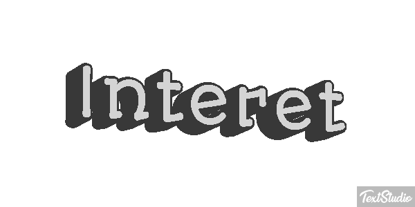 Intérêt Effet de texte