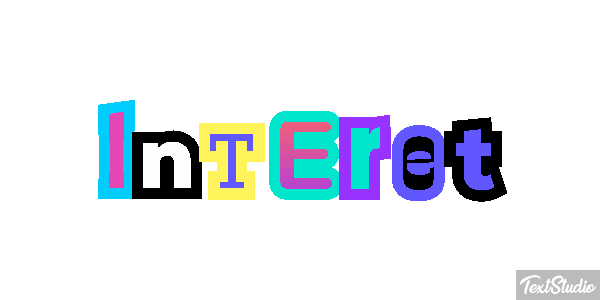 Intérêt Effet de texte