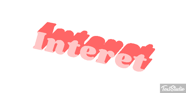 Intérêt Effet de texte