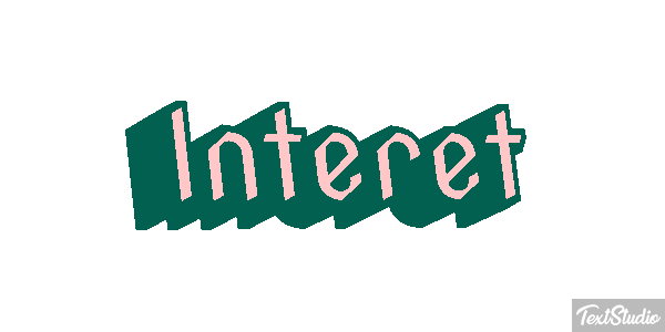 Intérêt Effet de texte