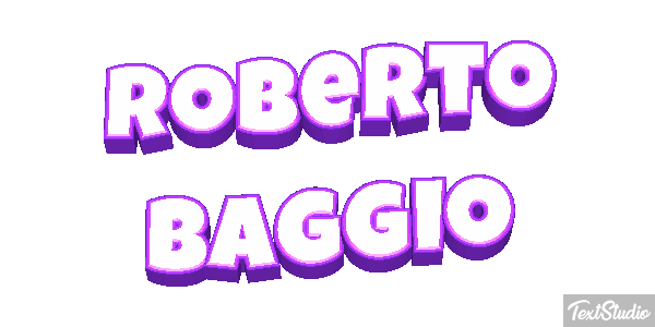 Roberto Baggio Text effect