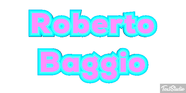 Roberto Baggio Text effect
