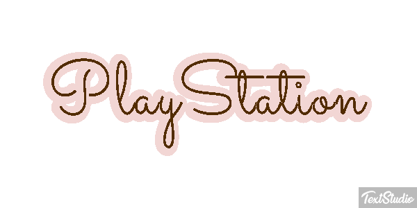 PlayStation Efecto de texto