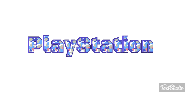 PlayStation Efecto de texto