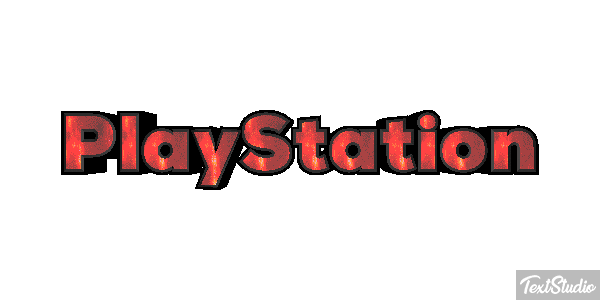 PlayStation Efecto de texto