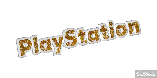 PlayStation Efecto de texto