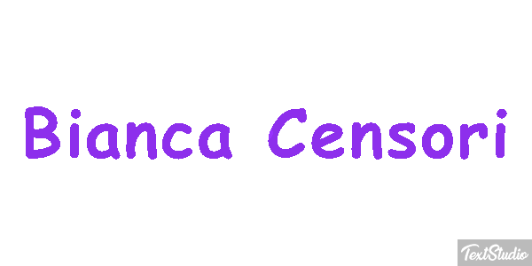 Bianca Censori Texteffekt