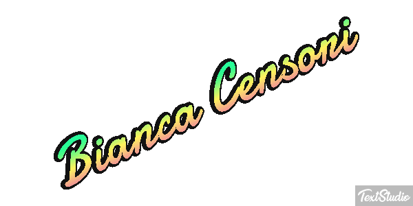 Bianca Censori Texteffekt