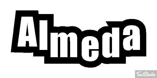 Almeda Effetto testo