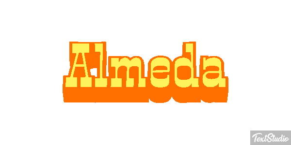 Almeda Effetto testo
