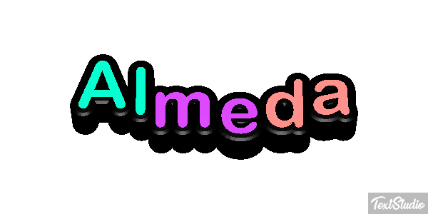 Almeda Effetto testo