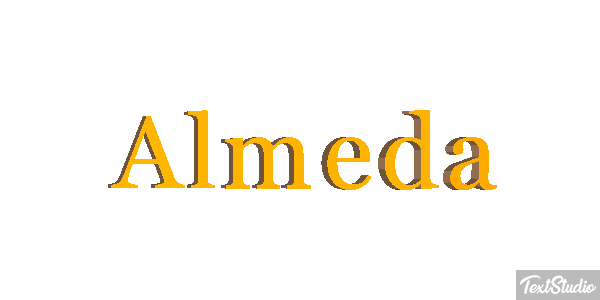 Almeda Effetto testo