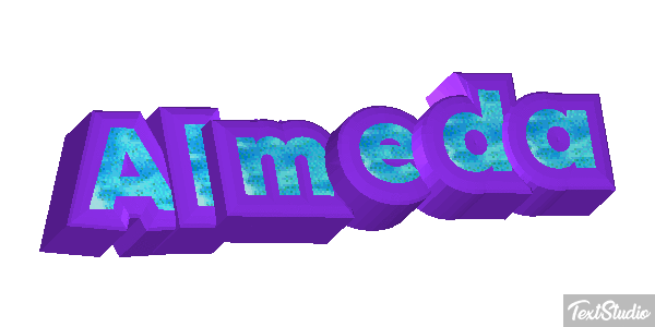 Almeda Effetto testo