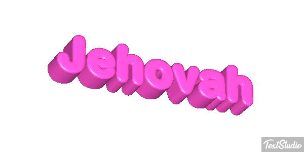 Jéhovah Text effect
