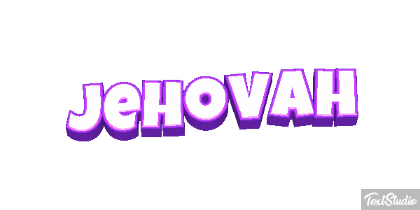 Jéhovah Text effect
