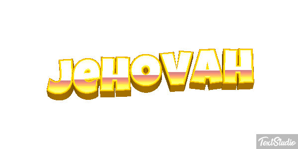 Jéhovah Text effect