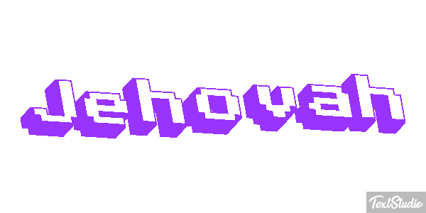 Jéhovah Text effect