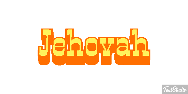 Jéhovah Text effect