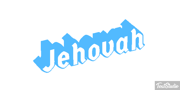 Jéhovah Text effect