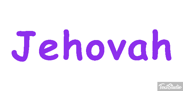 Jéhovah Text effect