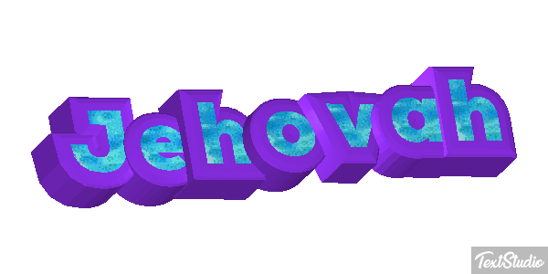Jéhovah Text effect