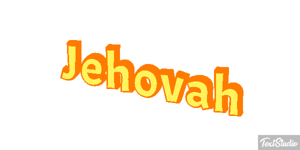 Jéhovah Text effect