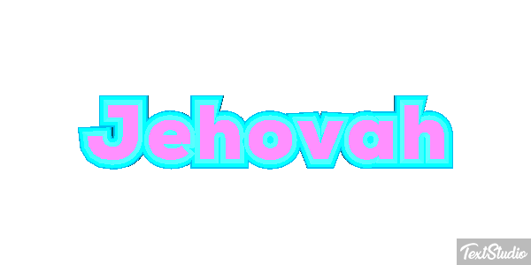 Jéhovah Text effect