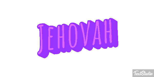 Jéhovah Text effect
