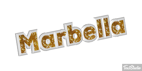 Marbella Tekst effect
