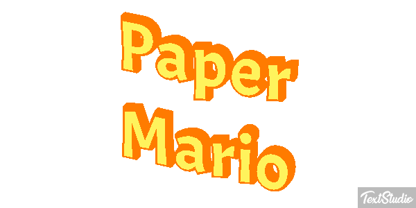 Paper Mario Metin efekti