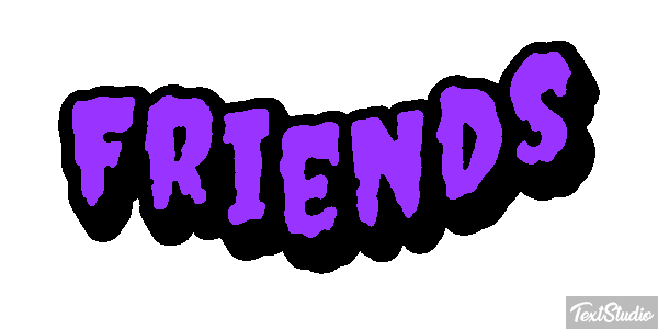 Friends Text effect