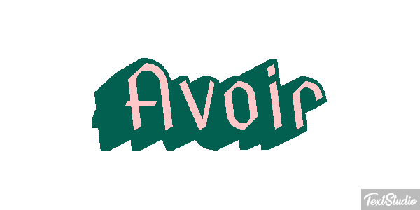 Avoir Efekt tekstowy