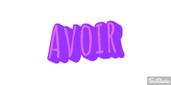 Avoir Efekt tekstowy