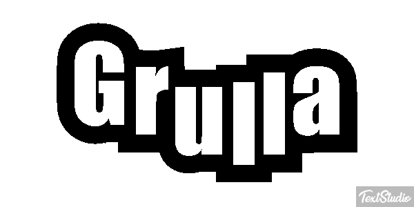 Grulla Efecto de texto