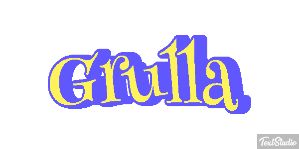Grulla Efecto de texto