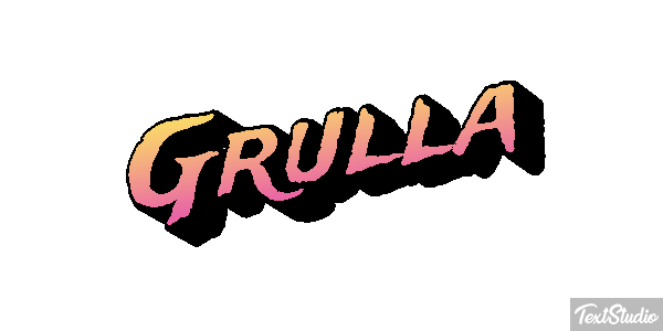 Grulla Efecto de texto