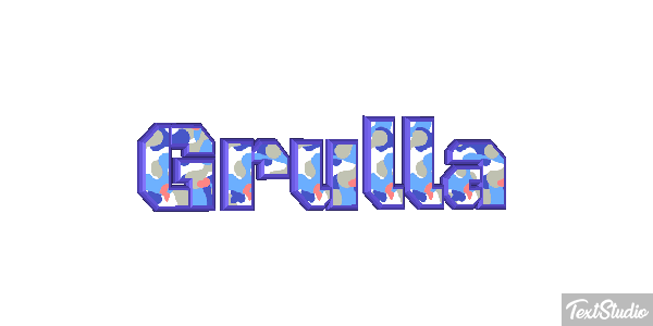 Grulla Efecto de texto